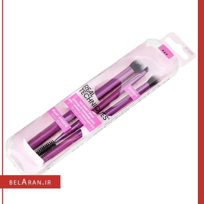 ست براش چشم و ابرو ریل تکنیک-محصولات ریل تکنیک-خرید لوازم آرایش اورجینال-بلاران REAL TECHNIQUES Dual Ended Brow set Brush 1529 belaran