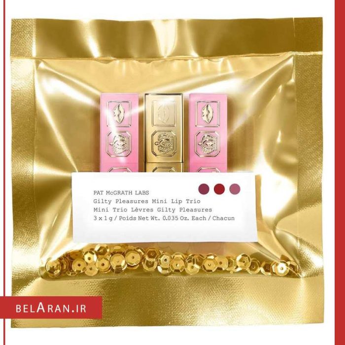 ست رژلب پت مک گرث-محصولات پت مک گرث-خرید لوازم آرایش اورجینال-بلاران Pat McGrath Gilty Pleasures Mini Lip Trio Set 3 Lipsticks belaran