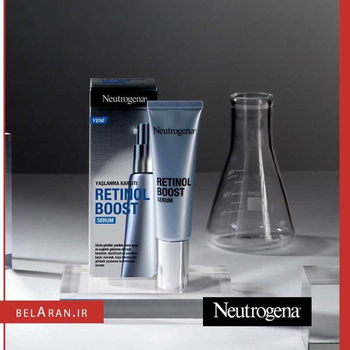 سرم رتینول بوست نوتروژینا-محصولات نوتروژینا-خرید لوازم آرایش اورجینال-بلاران Neutrogena Retinol Boost Serum belaran
