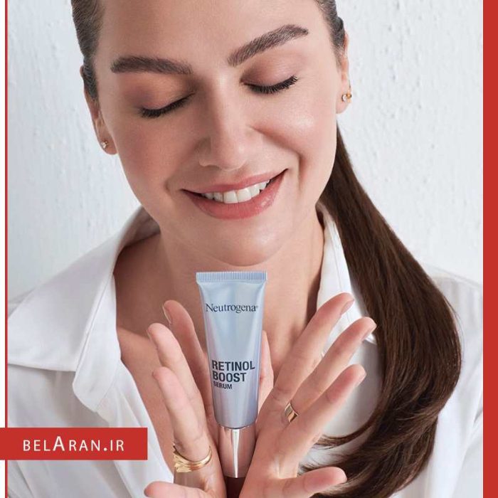 سرم رتینول بوست نوتروژینا-محصولات نوتروژینا-خرید لوازم آرایش اورجینال-بلاران Neutrogena Retinol Boost Serum belaran