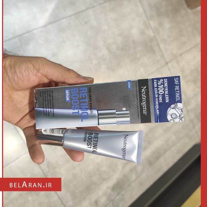 سرم رتینول بوست نوتروژینا-محصولات نوتروژینا-خرید لوازم آرایش اورجینال-بلاران Neutrogena Retinol Boost Serum belaran