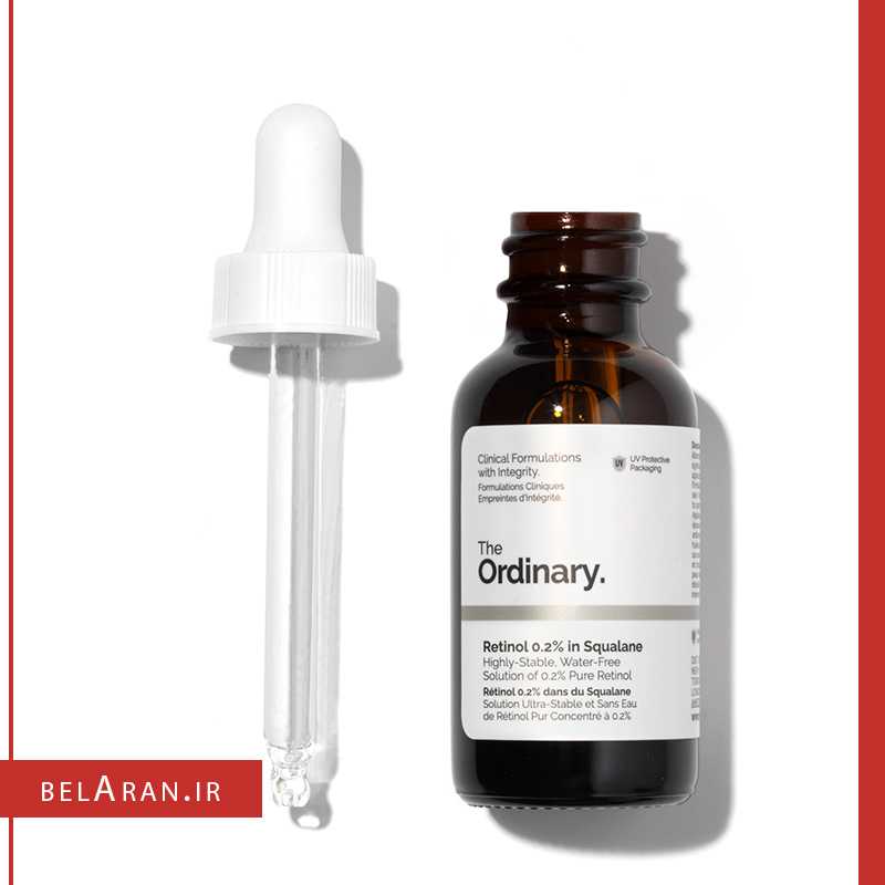سرم رتیونل 2 درصد اوردینری_محصولات اوردینری-خرید لوازم آرایش اورجینال-بلاران The Ordinary Retinol In Squalane 0.2% belaran