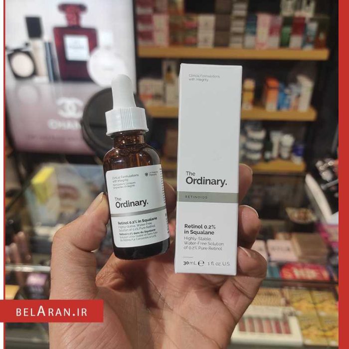 سرم رتیونل 2 درصد اوردینری_محصولات اوردینری-خرید لوازم آرایش اورجینال-بلاران The Ordinary Retinol In Squalane 0.2% belaran
