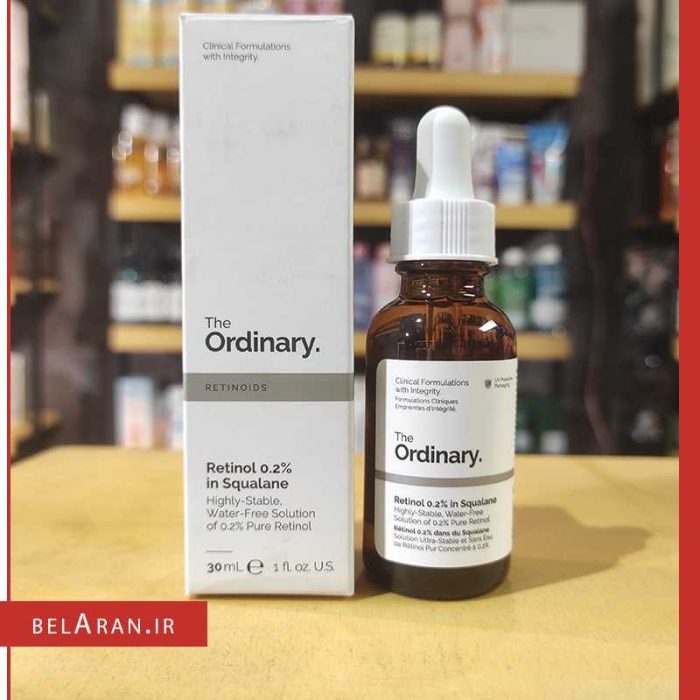 سرم رتیونل 2 درصد اوردینری_محصولات اوردینری-خرید لوازم آرایش اورجینال-بلاران The Ordinary Retinol In Squalane 0.2% belaran