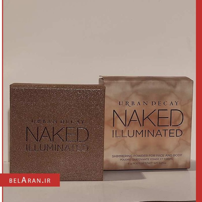 شیمر اربن دیکی-محصولات اربان دیکی-خرید لوازم آرایش اورجینال-بلاران Urban Decay Naked Illuminated Shimmering Powder for Faca Body Aura belaran
