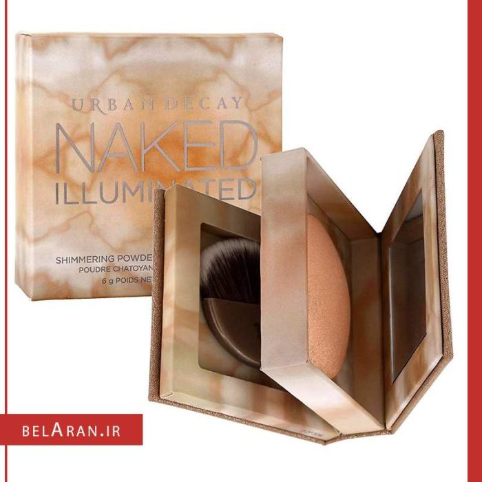 شیمر اربن دیکی-محصولات اربان دیکی-خرید لوازم آرایش اورجینال-بلاران Urban Decay Naked Illuminated Shimmering Powder for Faca Body Aura belaran