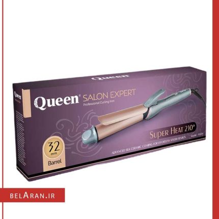 فرکننده مو سرامیکی کوئین سایز 32-محصولات کویین-خرید لوازم آرایش اورجینال-بلاران queen salon expert professional curling iron HT632n belaran