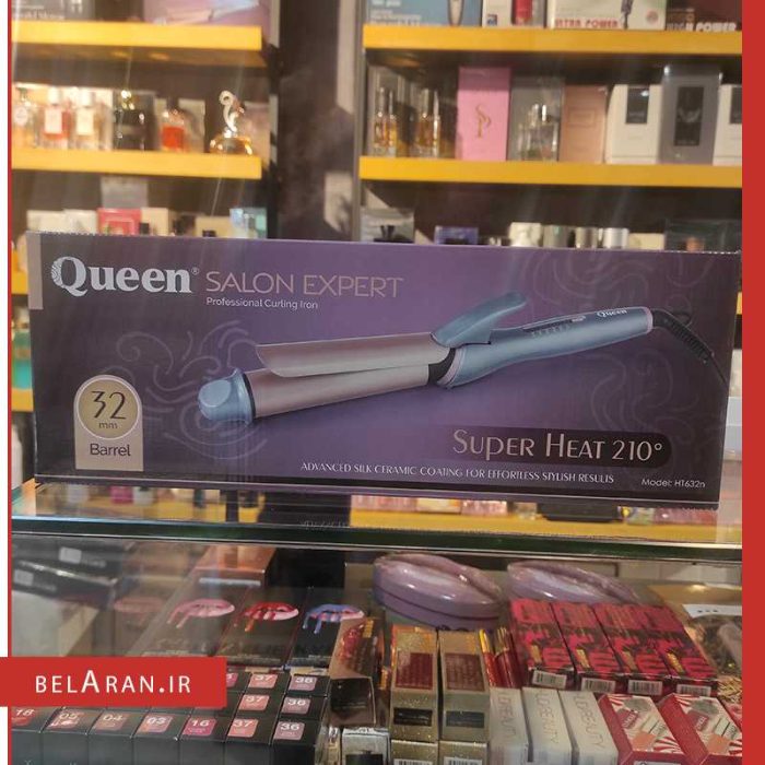 فرکننده مو سرامیکی کوئین سایز 32-محصولات کویین-خرید لوازم آرایش اورجینال-بلاران queen salon expert professional curling iron HT632n belaran