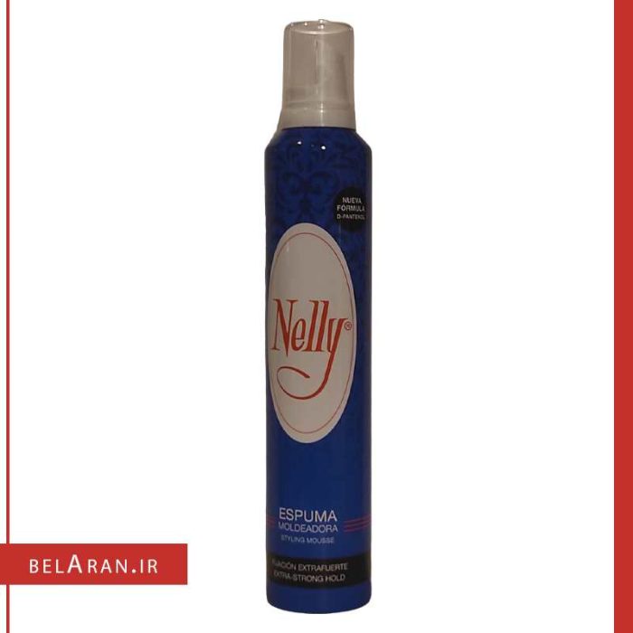 موس مو نلی مدل اسپوما-محصولات نلی-خرید لوازم آرایش اورجینال-بلاران nelly moldeadora styling mousse fijacion extrafurte extra dtrong hold belaran