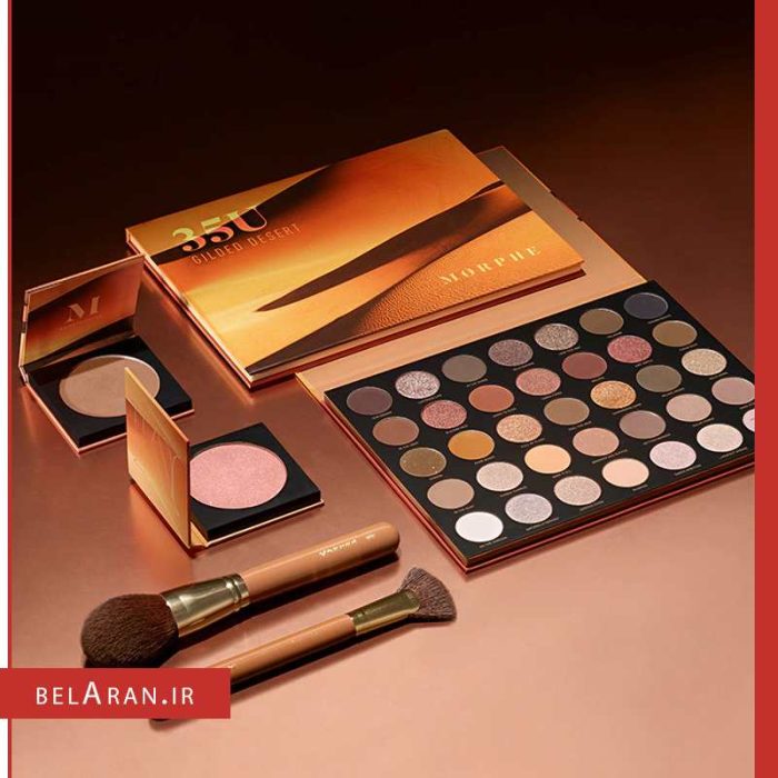 پالت سایه گیلدد دیزرت 35U مورف-محصولات مورف-خرید لوازم آرایش اورجینال-بلاران Morphe 35U Gilded Desert Palette belaran