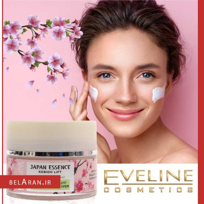 کرم لیفت شکوفه ژاپنی اولاین-محصولات اولاین-خرید لوازم آرایش اورجینال-بلاران Eveline Japan Essence Regenerating Lifting Day and Night Cream for Mature and Very Dry Skin 50ml belaran