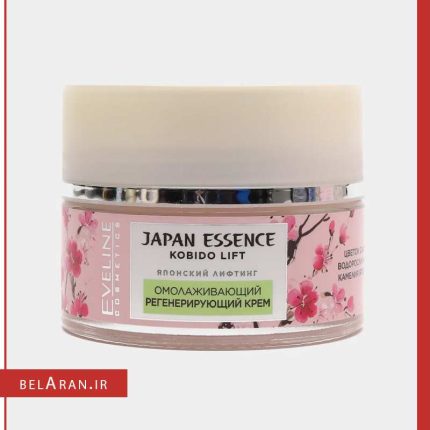 کرم لیفت شکوفه ژاپنی اولاین-محصولات اولاین-خرید لوازم آرایش اورجینال-بلاران Eveline Japan Essence Regenerating Lifting Day and Night Cream for Mature and Very Dry Skin 50ml belaran
