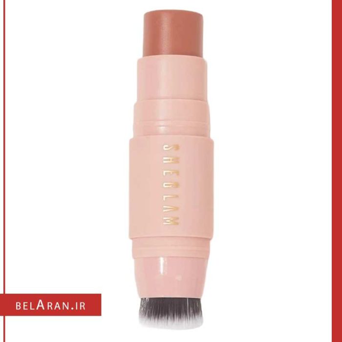 رژگونه استیکی شیگلم رنگ دریمر-خرید رژگونه استیکی شیگلم-محصولات شیگلم-خرید لوازم آرایش اورجینال-بلاران SHEGLAM Glowin’ Up Skin Stick Dreamer Belaran