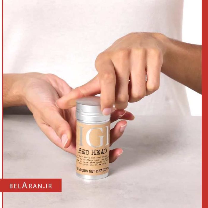 وزگیز استیکی مو تیجی-خرید وزگیر مو تیجی-خرید لوازم آرایش اورجینال-بلاران BedHead by TIGI Stick 75ml belaran